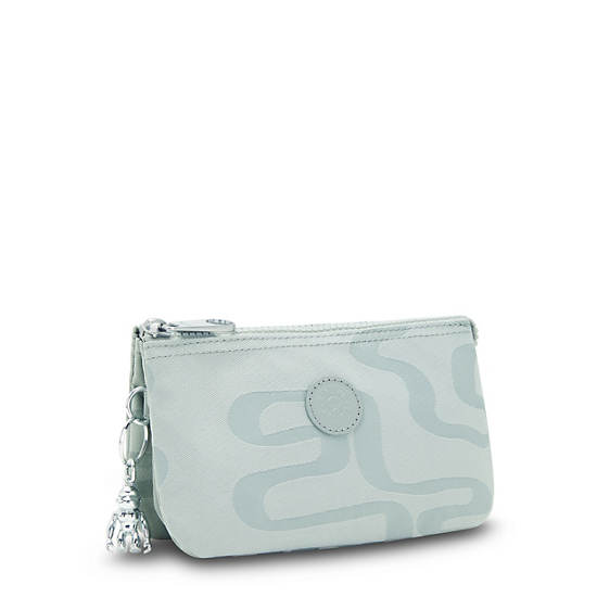 Kipling Creativity Large Printed Pouch Tassen Turquoise | BE 2097UZ